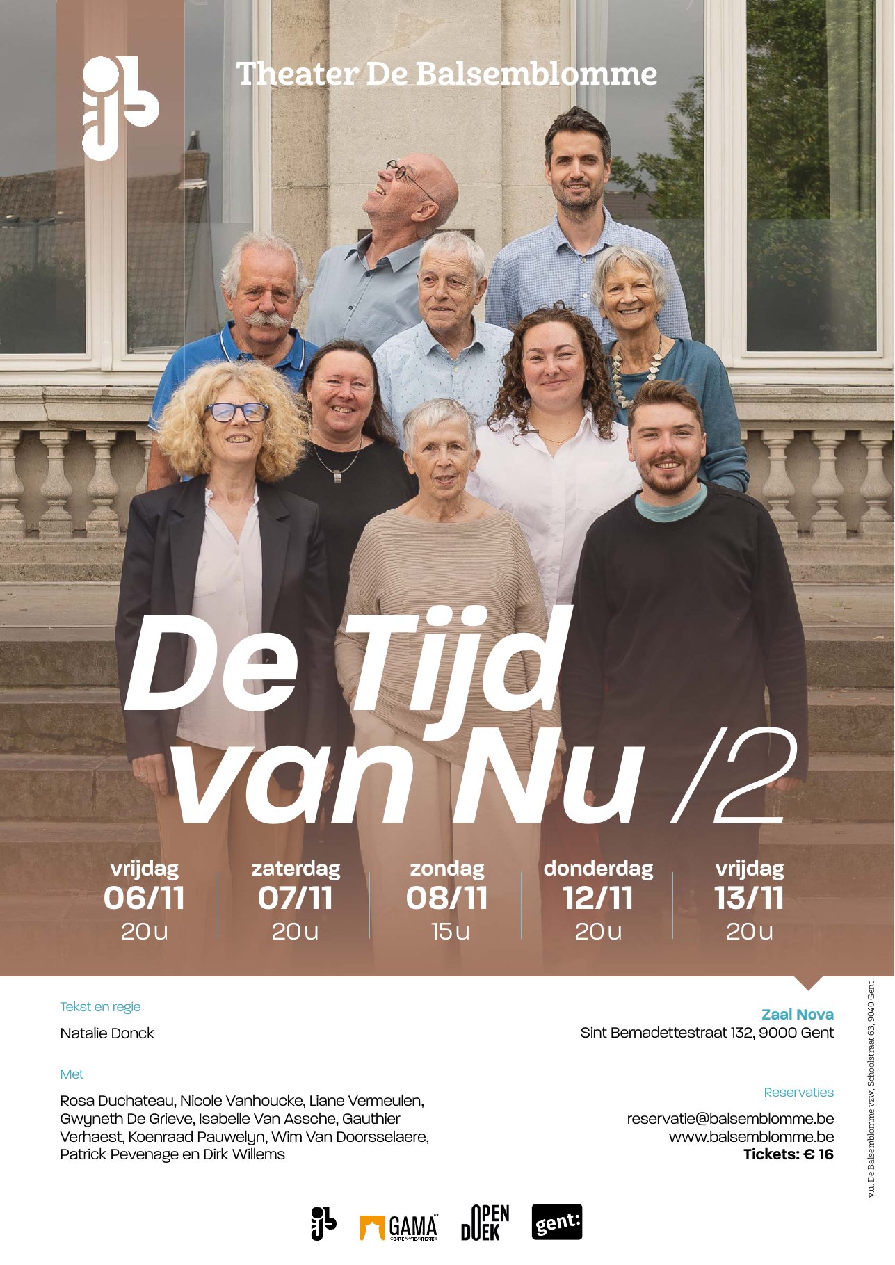 De cast van De Tijd van Nu deel 2